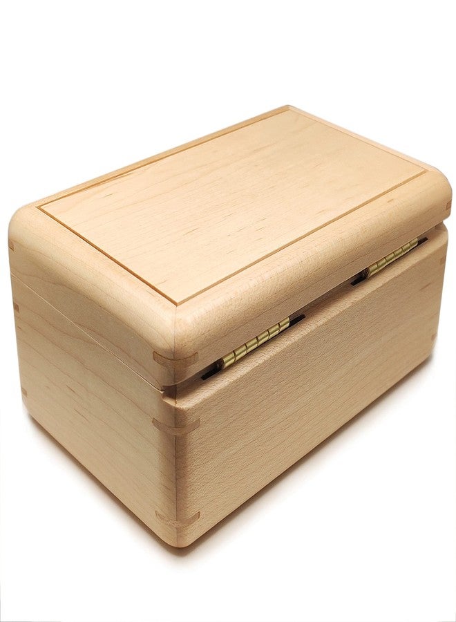 falado 18 note wind up Solid Wood Jewelry Music Box with Photo Frame, for Christmas/Birthday/Valentine's Day/Mother's Day，Tune of You are My Sunshine. (Maple Wood) - Image 3